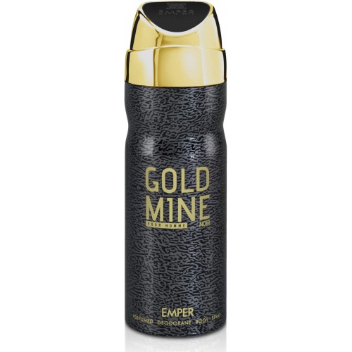 Deo 200 ml Gold Mine Noir men