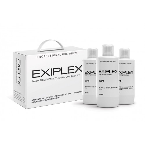 Exiplex Salon Treatment Kit NO1+NO2+NO3 -700+700+700 ml