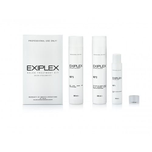 Exiplex Salon Treatment Kit NO1+NO2+NO3 300ml